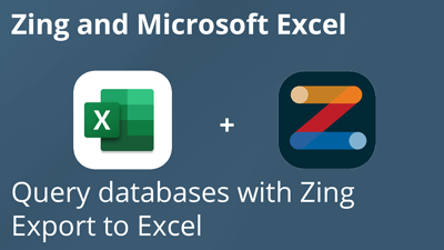 Zing and Microsoft Excel Mobile for Powerful Analysis Anywhere