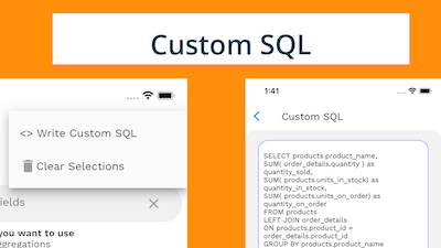 Announcing Custom SQL support