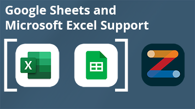 Support for Google Sheets, Microsoft Excel, and CSV files