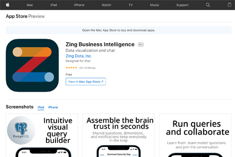 Zing iOS and Android apps now available