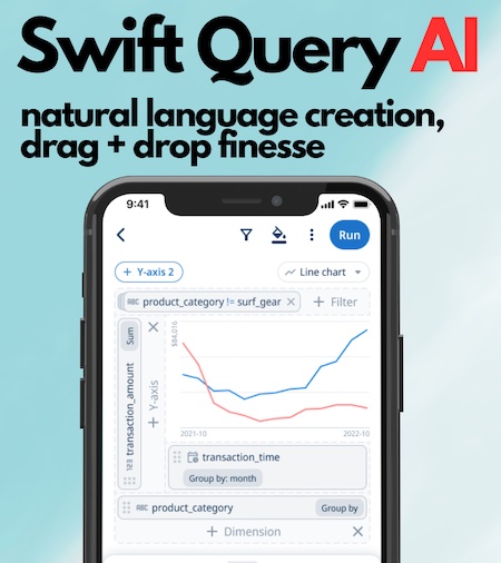 SwiftQuery AI: Natural language meets drag and drop